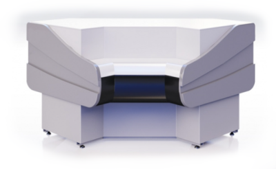 Прилавок кассовый CRYSPI OCTAVA KNP IC с боковинами